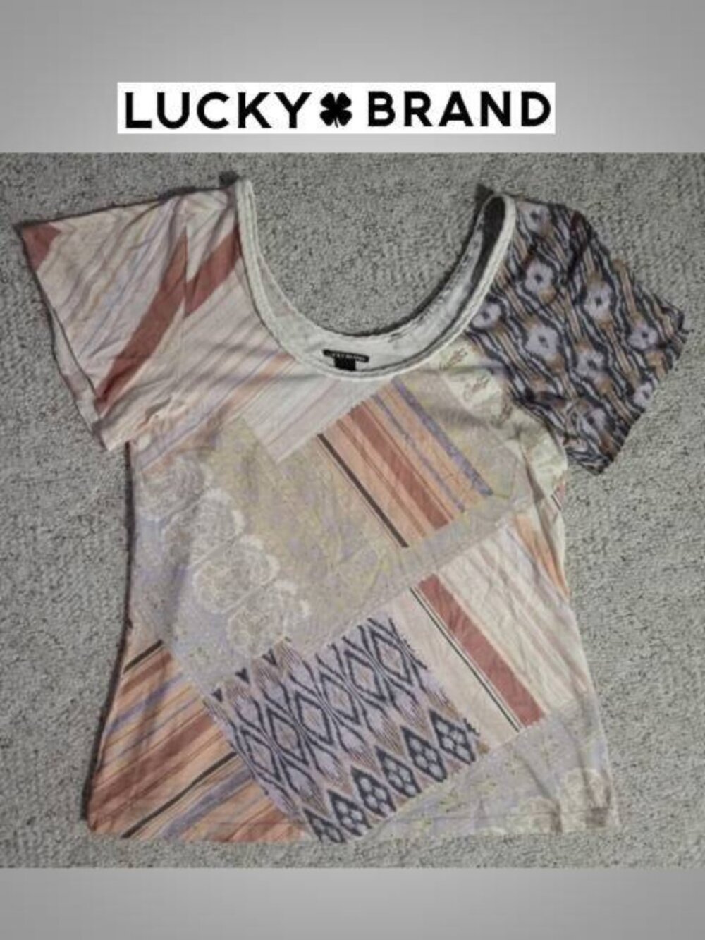 Luck Brand women's size XL top blouse shirt